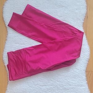 Athleta Elation Shine Tight Leggings Cyclamen (Hot Pink) High Rise | Small
